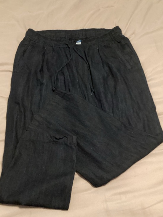 Old Navy Pants - Old Navy Denim Straight-Leg Drawstring Pants